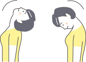首曲げストレッチ